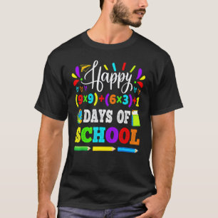 Fröhliche 100 Tage Schule 100. Mathe-Gleichung Leh T-Shirt