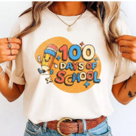 Fröhliche 100-Tage-Schulfeier für Schüler Tri-Blend Shirt
