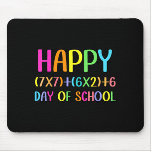 Fröhliche 67 Schultage Mathelehrer Schüler Sechs Mousepad