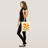 Fröhliche Abstrakte Motif Tote Tasche (Vorderseite (Model))