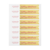 FRÖHLICHE Adressenverpackungsaufkleber Rundum-Adressaufkleber (Bogen)