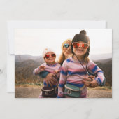 Fröhliche alles Moderne Typografie Weihnachten Fot (Rückseite)