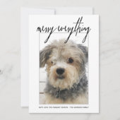 Fröhliche Alles Moderne Weihnachten 1 Foto Schwarz (Vorderseite)