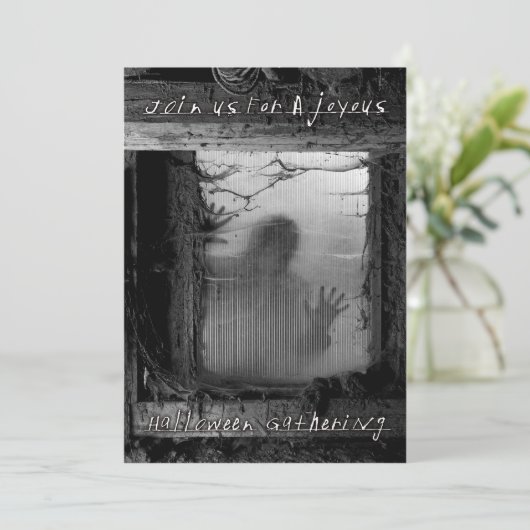 fröhliche Ansammlung Einladung (Stehend Vorderseite)