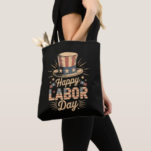 Fröhliche Arbeitsday-Patriotismusfeier Tasche