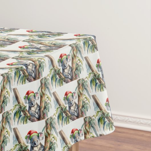 Fröhliche australische Weihnachten Koala Tischdecke (Beispiel)
