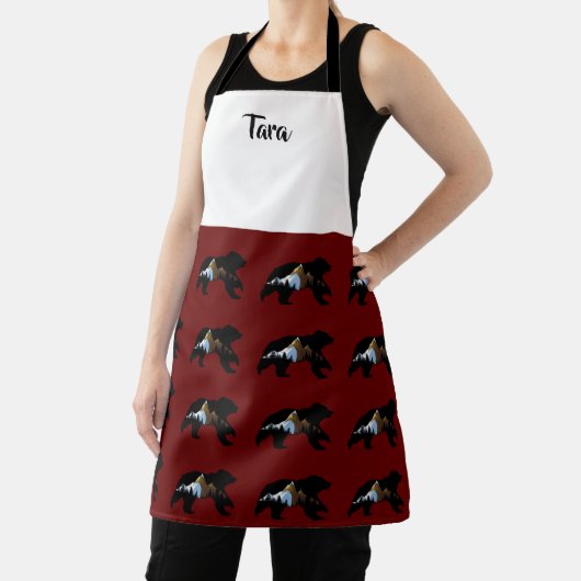 Fröhliche Bärenliebhaber Country Style Schürze (InSitu)