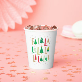 Fröhliche Bäume Merry Bright Holiday Party Cups Pappbecher