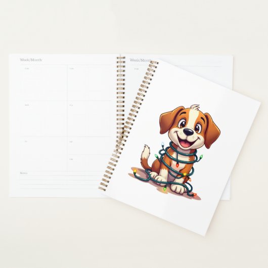 Fröhliche Beagle Lichter Planer (Anzeige)