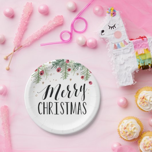 Fröhliche Beeren-Sammlung Pappteller (Party)