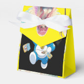 Fröhliche blaue Robotergeschenkbox für Kinder Geschenkschachtel (Vorderseite)