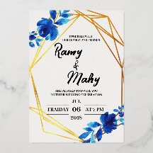 Fröhliche blaue Rose zum Hochzeitsempfang