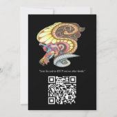 Fröhliche Blauer Künstler Party Doodle Creation Einladung (Rückseite)