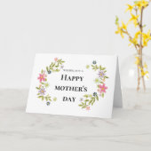 Fröhliche Blume am Muttertag Gruß Karte (Gelbe Blume)