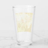 Fröhliche Blume Boho Floral Glas (Rückseite)