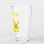 Fröhliche Blume Boho Floral Glas (Links)