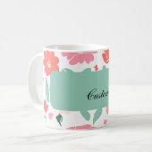 Fröhliche Blume Cups für sonnige Tage Kaffeetasse (Vorderseite Links)