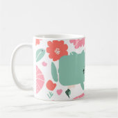 Fröhliche Blume Cups für sonnige Tage Kaffeetasse (Links)