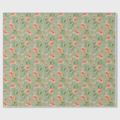 Fröhliche Blume Geschenkpapier (Flach)