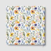Fröhliche Blumen Wildblumen Gästebuch (Rückseite)