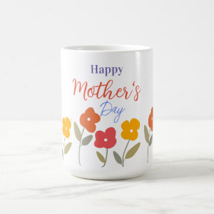Fröhliche Blüten am Muttertag Kaffeetasse