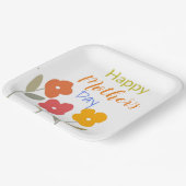 Fröhliche Blüten am Muttertag   Pappteller (Gewinkelt)