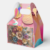 "Fröhliche Blüten" Geschenkschachtel (Vorderseite)