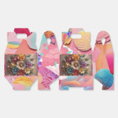 "Fröhliche Blüten" Geschenkschachtel (Ungeklappt)