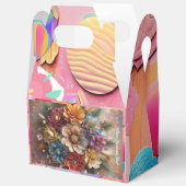 "Fröhliche Blüten" Geschenkschachtel (Offen)