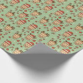 Fröhliche Boba-Zeit Geschenkpapier (Ecke)