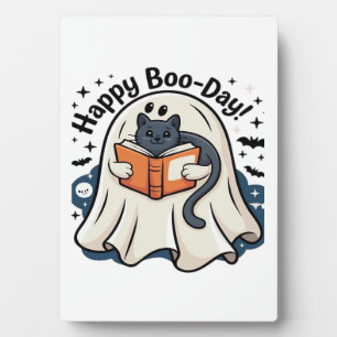 Fröhliche Boo-Day Geist Katzen PNG - Gruselig Süße Fotoplatte