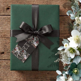 Fröhliche botanische Weihnachten Geschenkanhänger