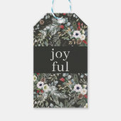 Fröhliche botanische Weihnachten  Geschenkanhänger (Vorderseite)