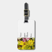 fröhliche Bouquet Painterly Gepäckanhänger (Vorderseite vertikal)