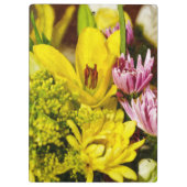 fröhliche Bouquet Painterly Klemmbrett (Rückseite)