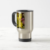 fröhliche Bouquet Painterly Reisebecher (Vorderseite Links)