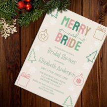 Fröhliche & Braut Weihnachten Brautparty