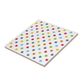 Fröhliche bunte Tupfen Fliese (Seite)