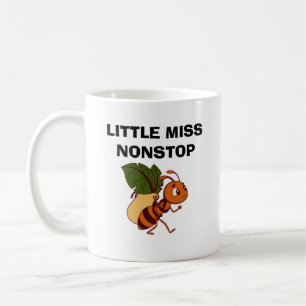 Fröhliche Bürotasse 'Little Miss Busy' Kaffeetasse