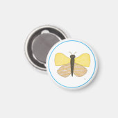 Fröhliche Butterfly Magnet-Erin Brie Art Magnet (Vorderseite/Rückseite)