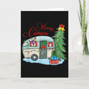 Fröhliche Camper Weihnachten Santa Camper Camng LK Karte