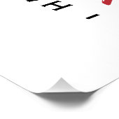 Fröhliche Catmas machen dir ein sehr magisches Wei Poster (Ecke)