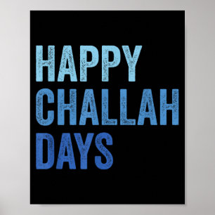 Fröhliche Challah-Tage Chanukka Poster