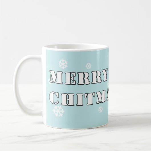 Fröhliche Chitmass Tasse (Links)