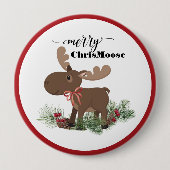Fröhliche ChrisMoose Button (Vorderseite)