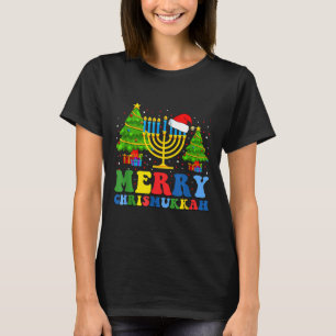 Fröhliche Chrismukkah 2024 Frohes Hanukkah Weihnac T-Shirt