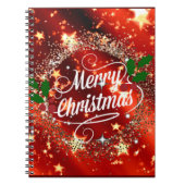 Fröhliche Christmans, Glitzer und Glanz, Notizblock (Vorderseite)