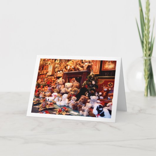 Fröhliche Christmast Grußkarte Feiertagskarte (Vorderseite)