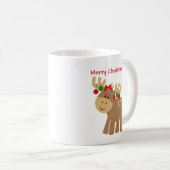 Fröhliche Christmoose Tasse (VorderseiteRechts)