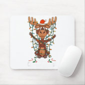 Fröhliche Christmoose Weihnachten Mooses Xmas Baum Mousepad (Mit Mouse)